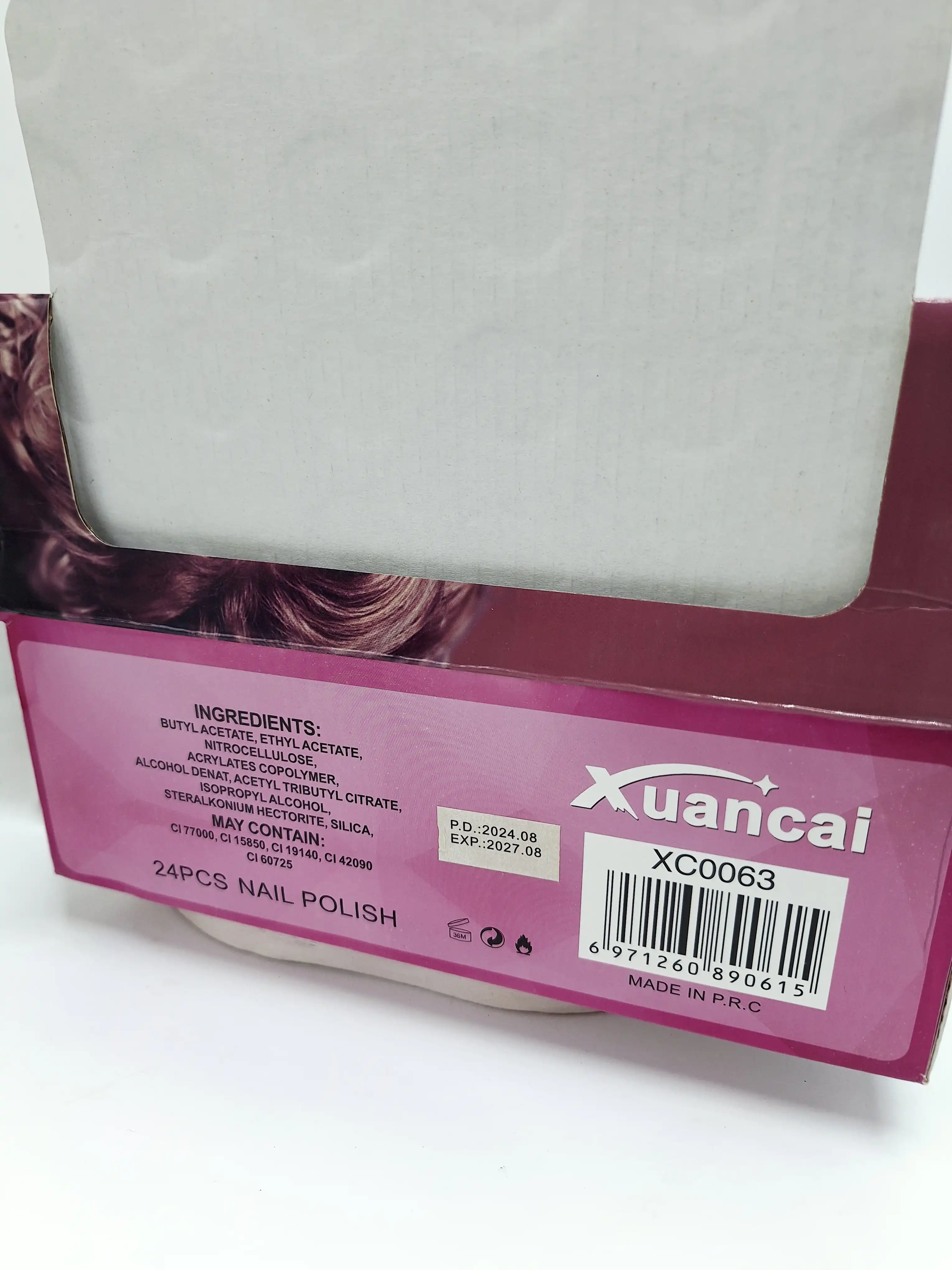 لاک ناخن دایره ای برند Xuancai کد 0615