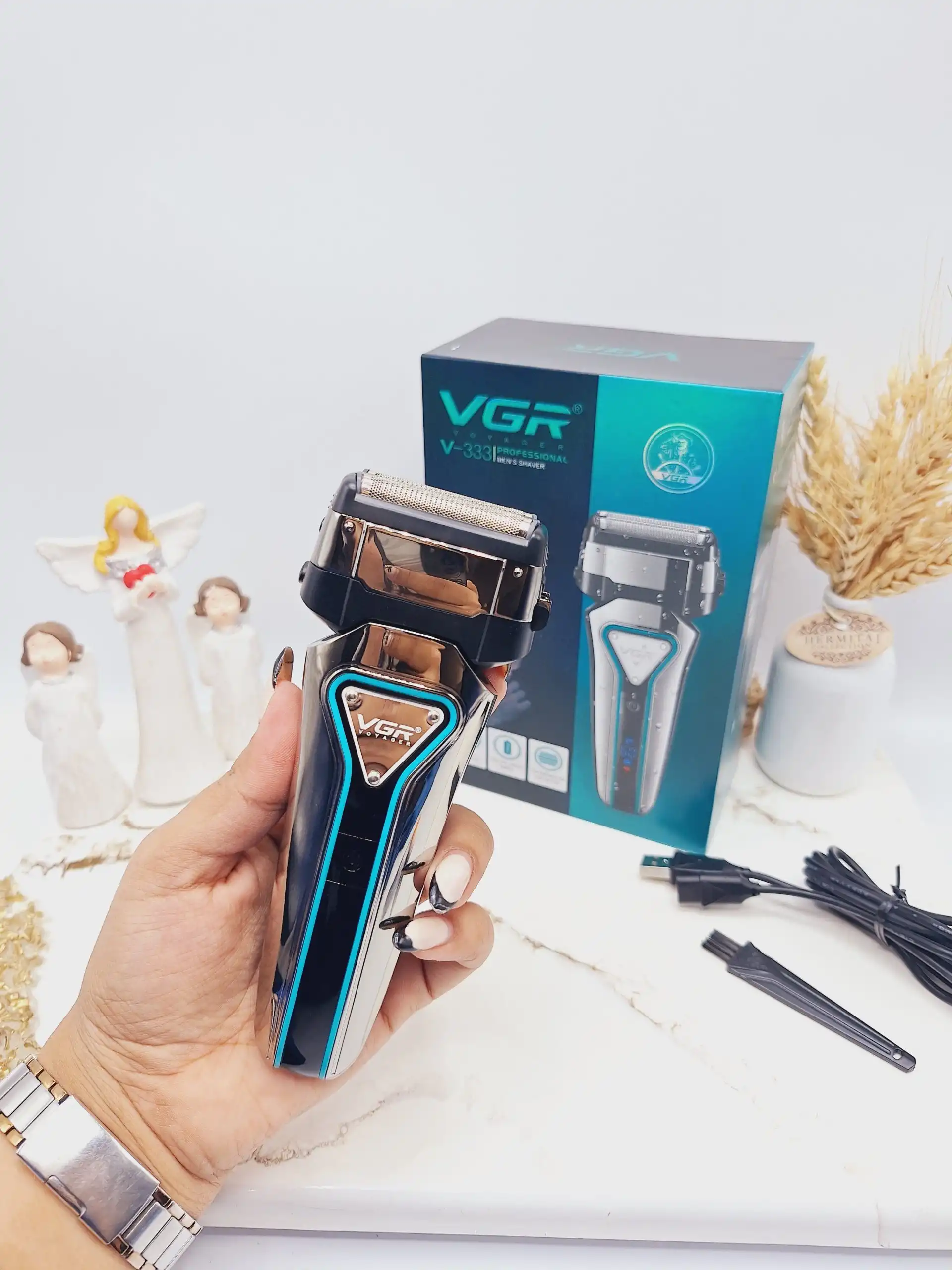 ماشین اصلاح موی صورت مردانه وی جی ار VGR مدل V-333