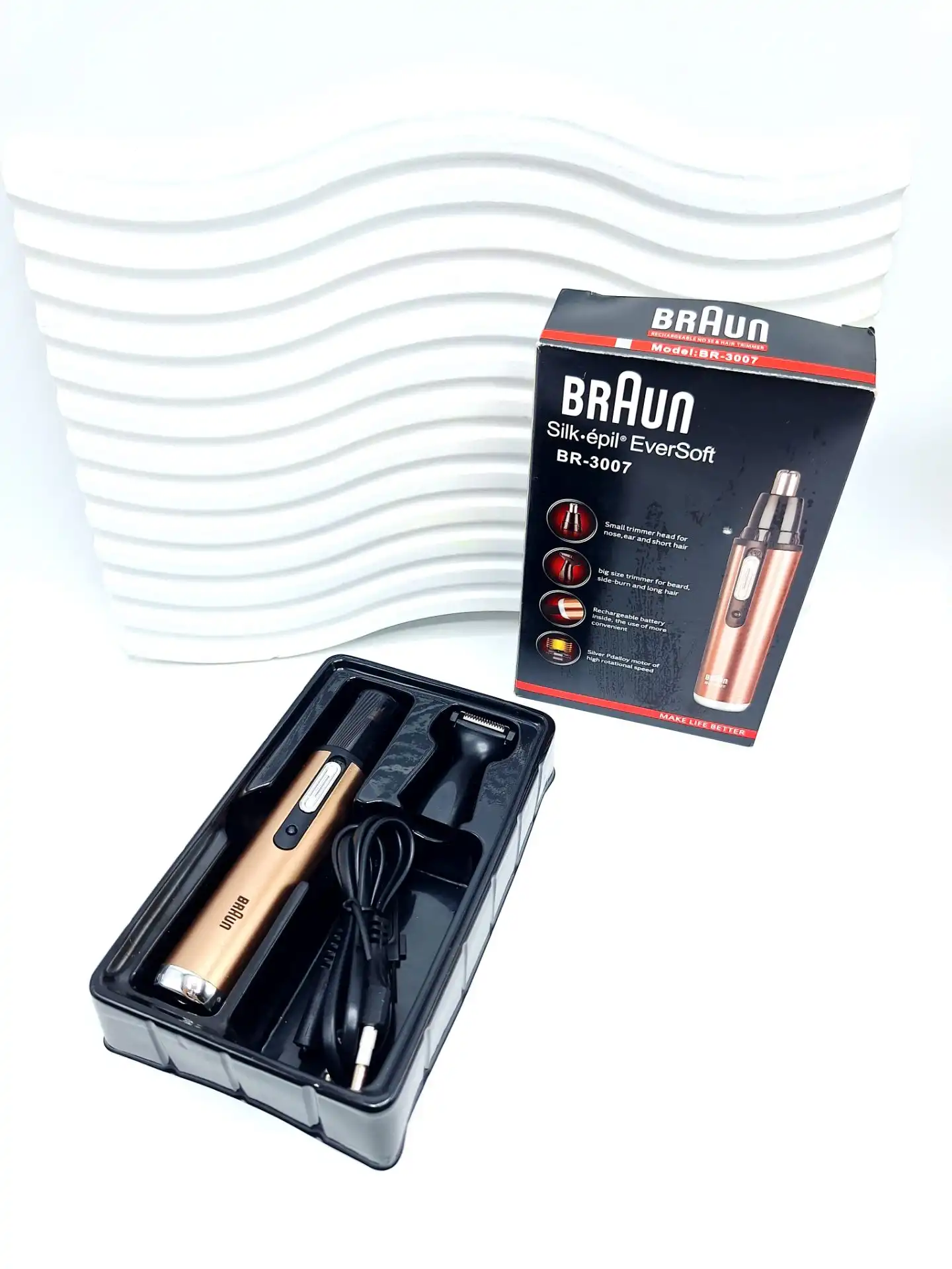 موزن گوش و بینی و خط زن براون کد BR-3007