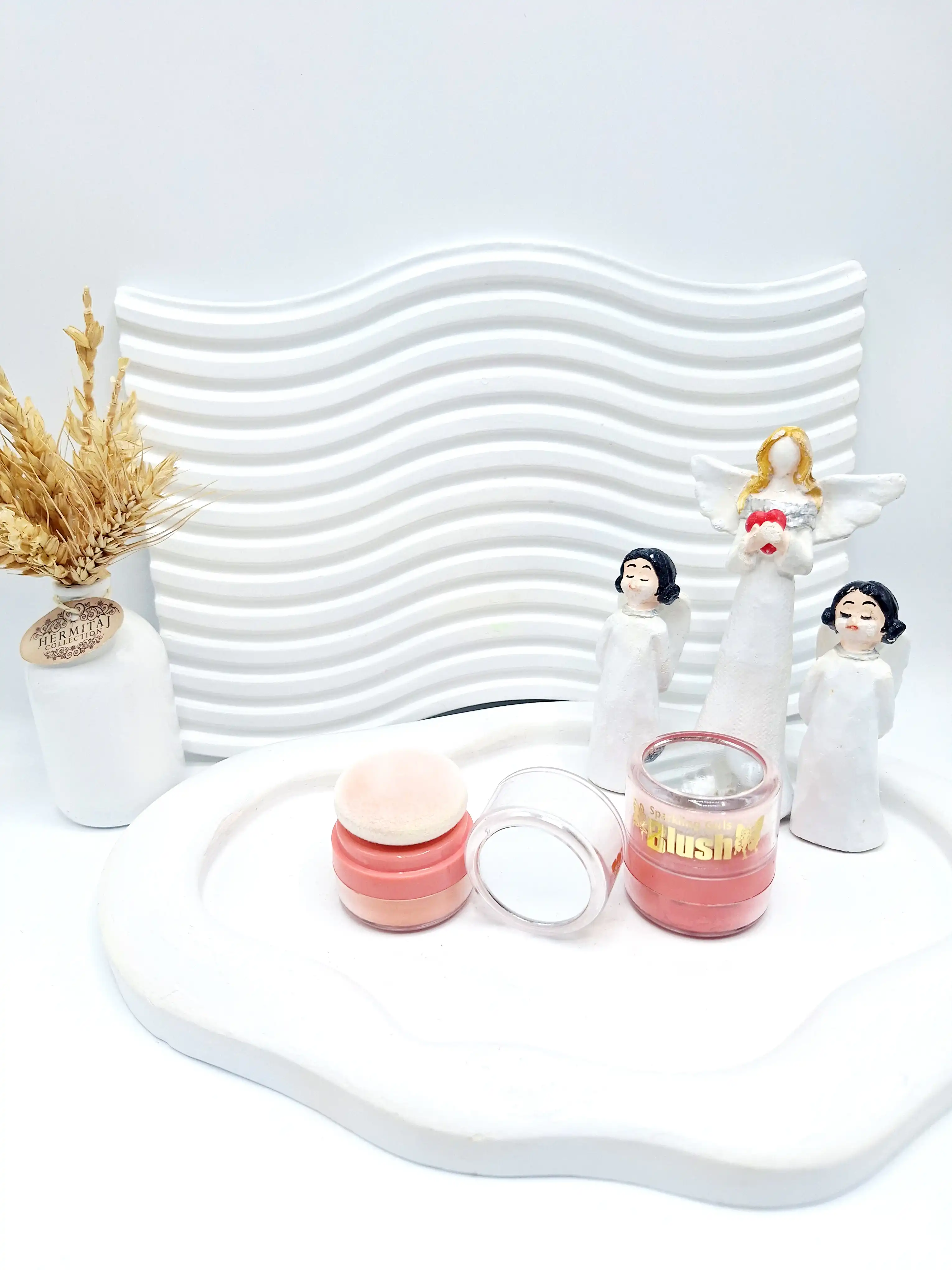 رژ گونه پودری پد دار مدل فرشته آنجل